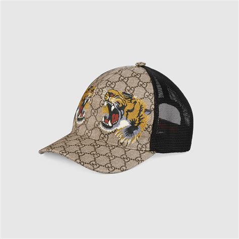 casquette gucci tigre noir|gucci tiger print.